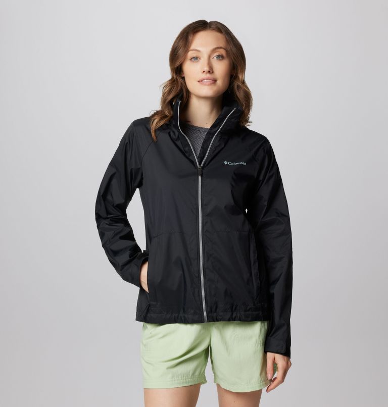 Columbia Sportswear Jacket Womens Small NWT Black Zip Wind Rain New