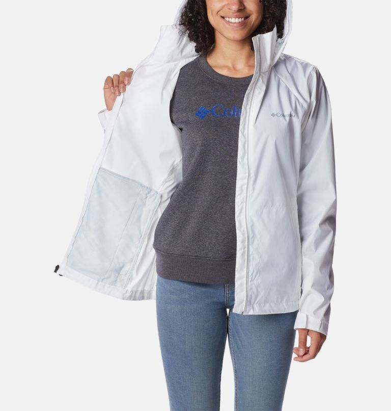 Thumbnail: Women’s Switchback III Rain Jacket, Color: White, image 5
