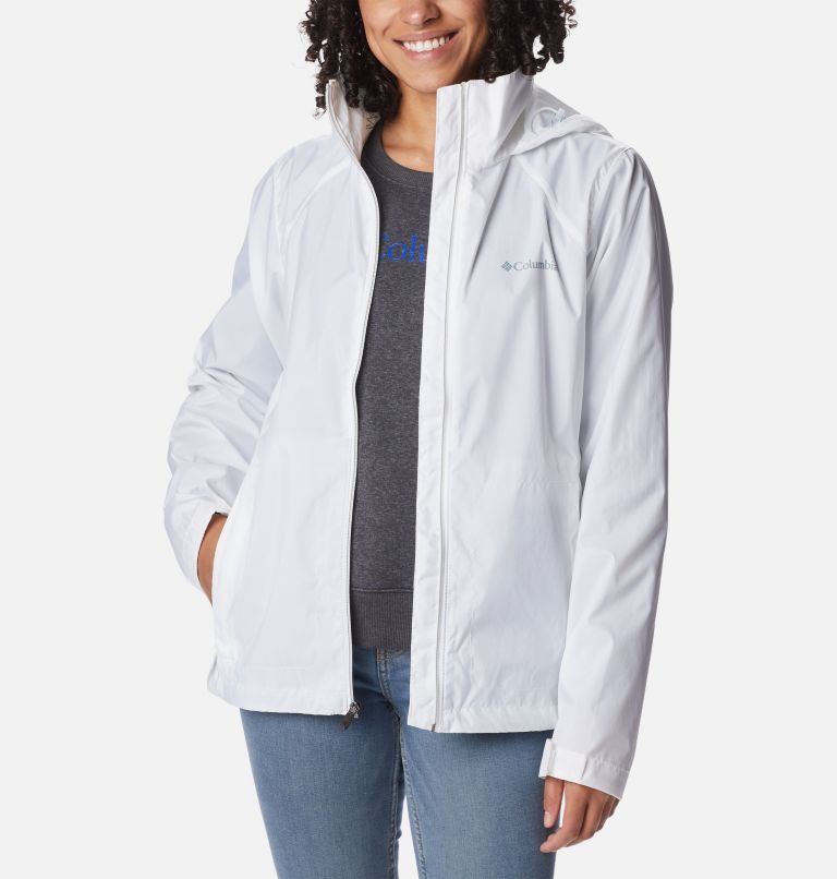 Women’s Switchback III Rain Jacket, Color: White, image 9