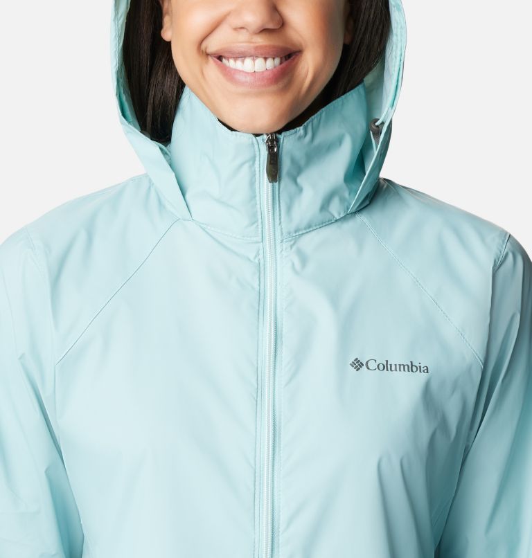 Columbia Women's Switchback Sherpa Lined Jacket, Aqua Haze, Small at   Women's Coats Shop