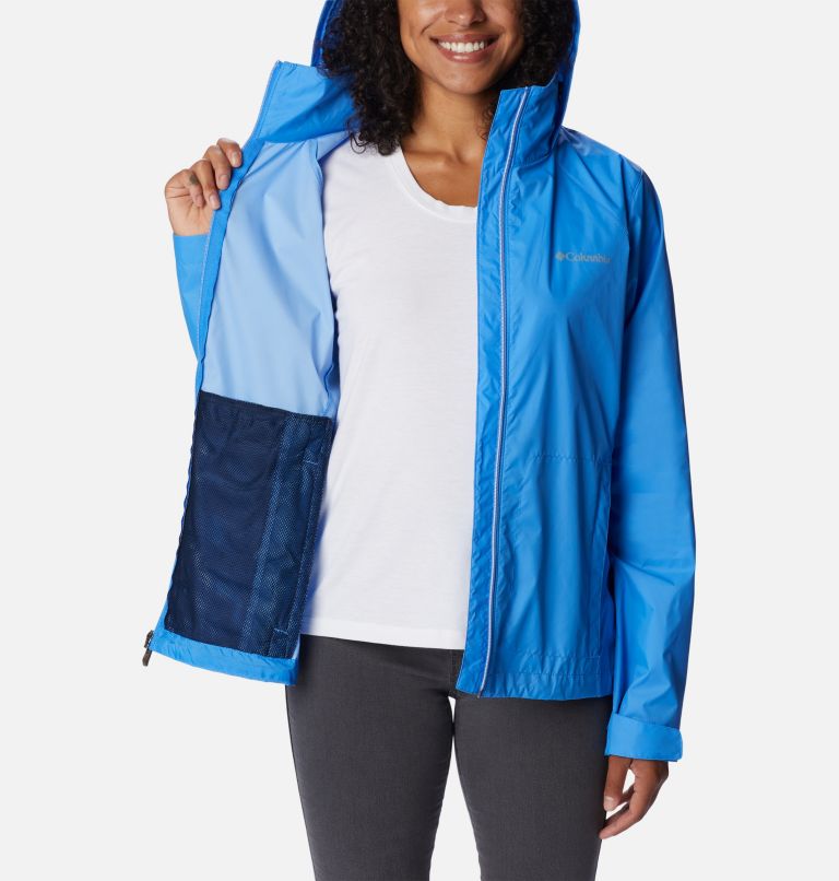 Thumbnail: Women’s Switchback III Rain Jacket, Color: Harbor Blue, image 5
