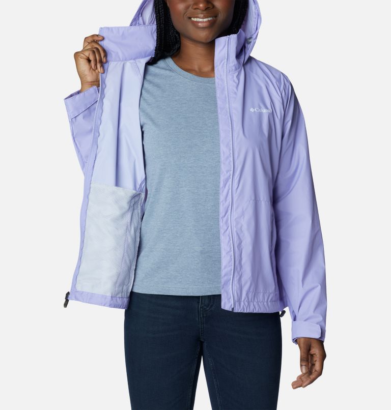 Thumbnail: Women’s Switchback III Rain Jacket, Color: Frosted Purple, image 5