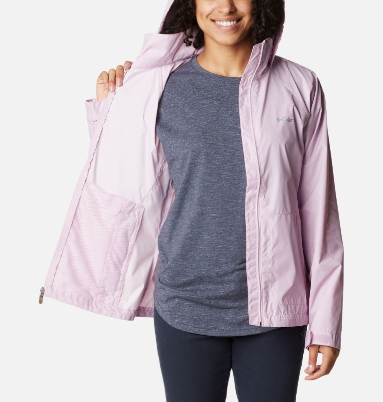 Women’s Switchback III Rain Jacket, Color: Aura, image 5