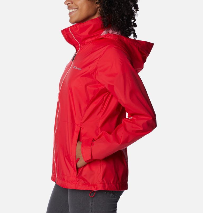Women’s Switchback III Rain Jacket, Color: Red Lily, image 3