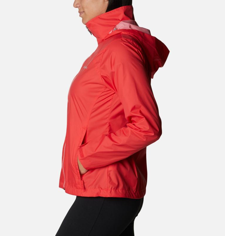 Thumbnail: Women’s Switchback III Jacket, Color: Red Hibiscus, image 3