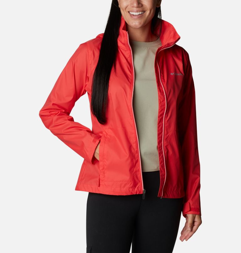 Thumbnail: Women’s Switchback III Jacket, Color: Red Hibiscus, image 9