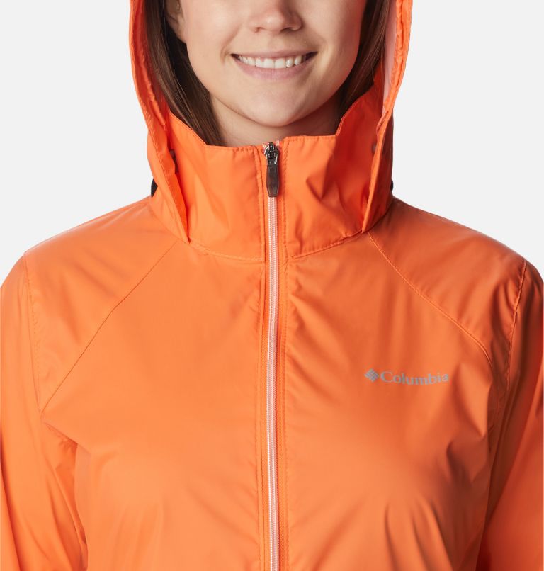 Thumbnail: Women’s Switchback III Rain Jacket, Color: Sunset Orange, image 4