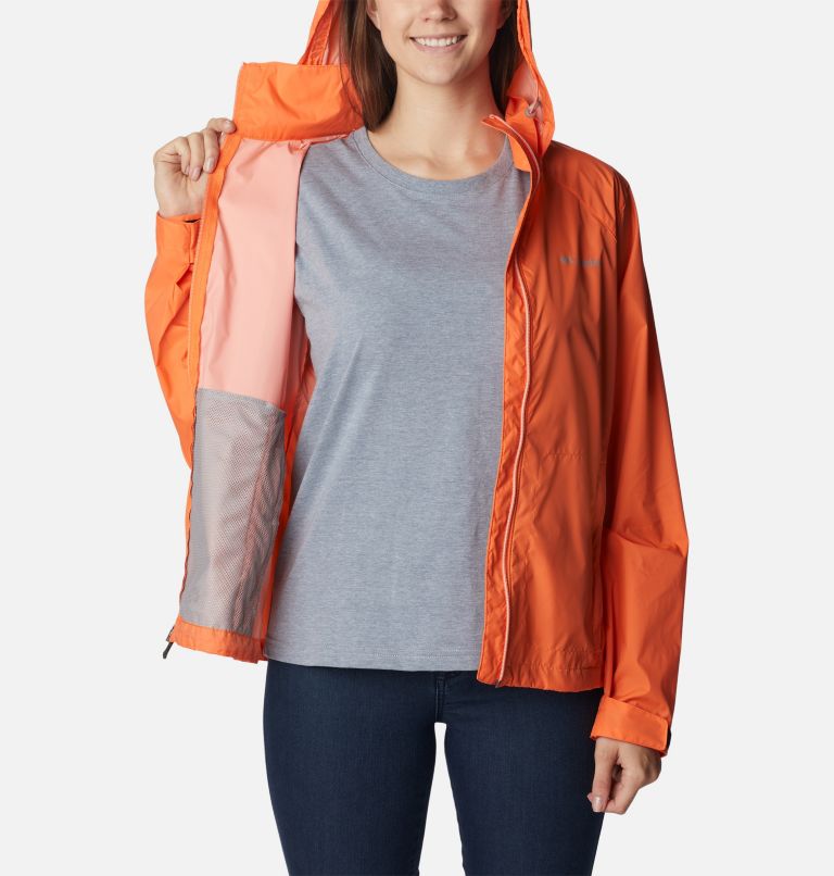 Women’s Switchback III Rain Jacket, Color: Sunset Orange, image 5