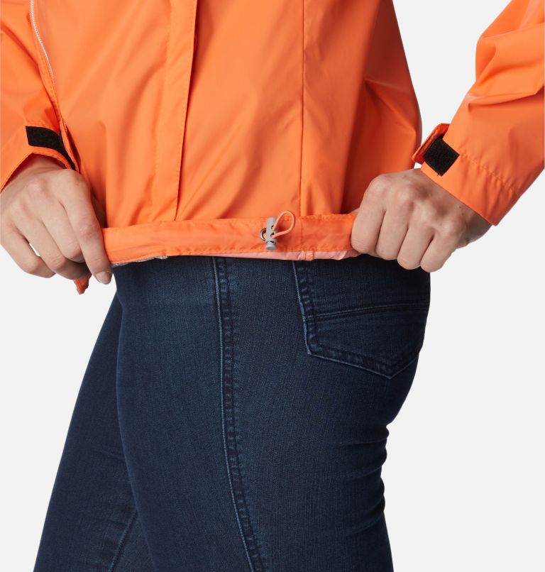 Women’s Switchback III Rain Jacket, Color: Sunset Orange, image 7