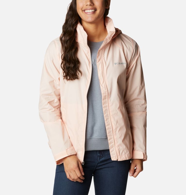 Women’s Switchback III Rain Jacket, Color: Peach Blossom, image 9
