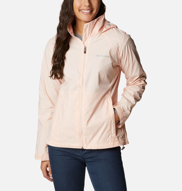 Women’s Switchback III Rain Jacket, Color: Peach Blossom, image 1