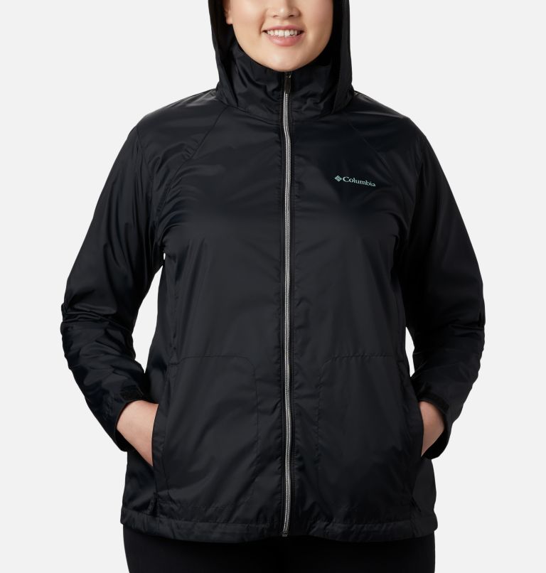 Thumbnail: Women’s Switchback III Rain Jacket - Plus Size, Color: Black, image 4