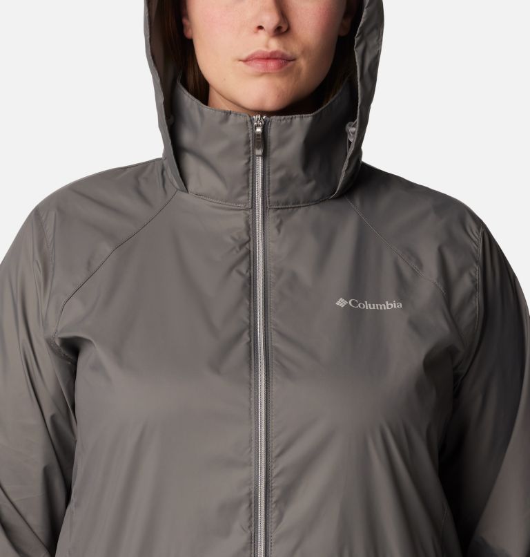 Women’s Switchback III Jacket - Plus Size, Color: City Grey, image 4