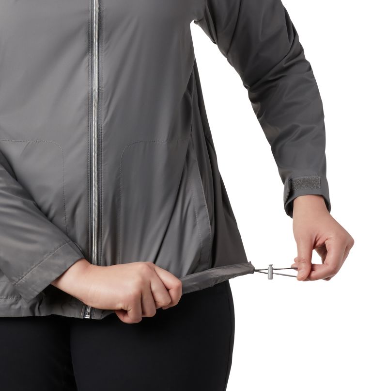 Women’s Switchback III Rain Jacket - Plus Size, Color: City Grey, image 5
