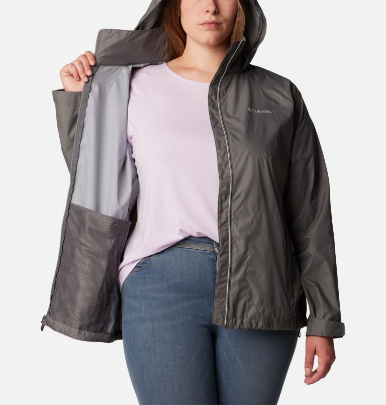 Women’s Switchback III Jacket - Plus Size, Color: City Grey, image 5