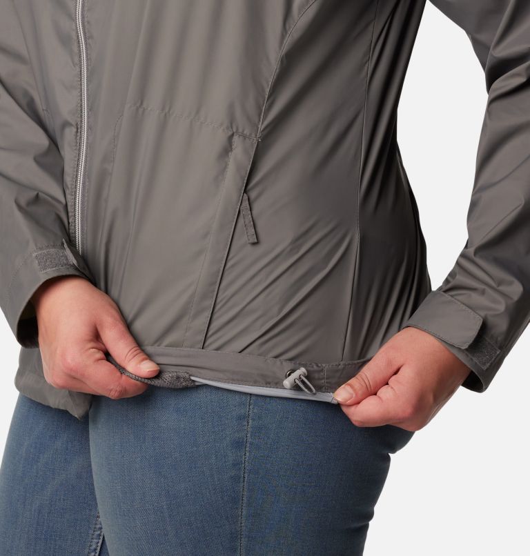 Thumbnail: Women’s Switchback III Jacket - Plus Size, Color: City Grey, image 7