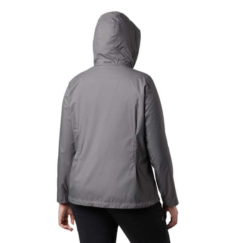 Thumbnail: Women’s Switchback III Rain Jacket - Plus Size, Color: City Grey, image 2