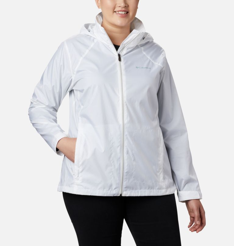 Women’s Switchback III Rain Jacket - Plus Size, Color: White, image 1