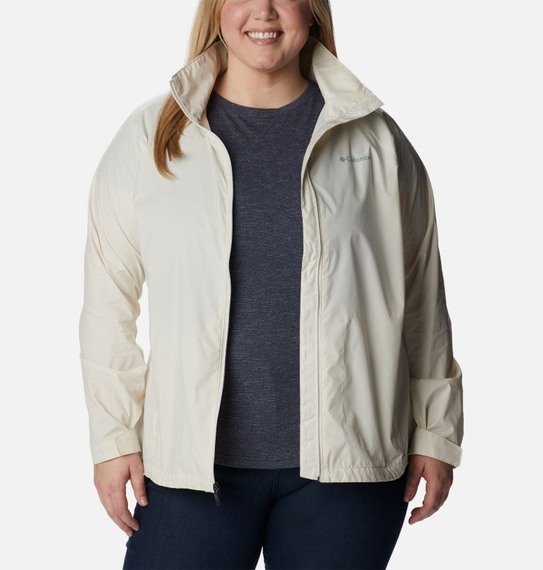 Women’s Switchback III Rain Jacket - Plus Size, Color: Chalk, image 9