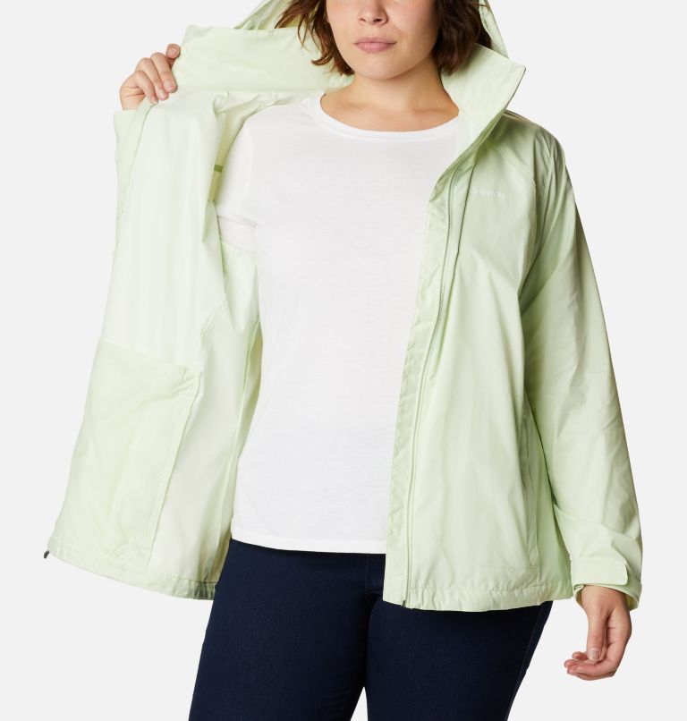 Women’s Switchback III Jacket - Plus Size, Color: Light Lime, image 5