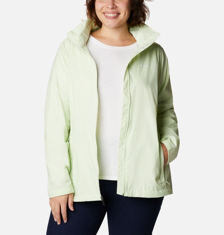Women’s Switchback III Jacket - Plus Size, Color: Light Lime, image 8