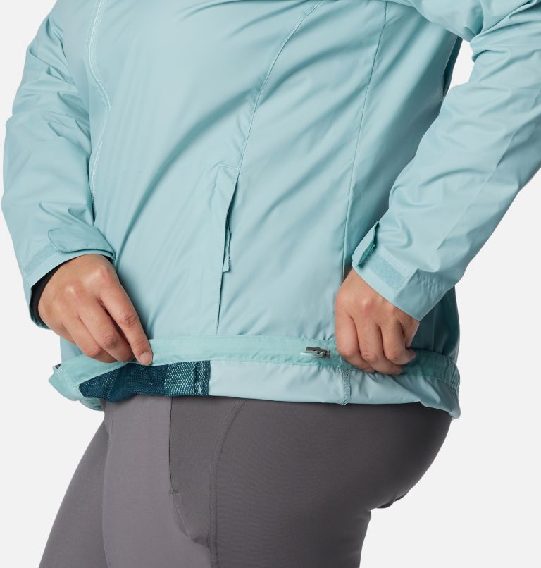 Women’s Switchback III Jacket - Plus Size, Color: Aqua Haze, image 7
