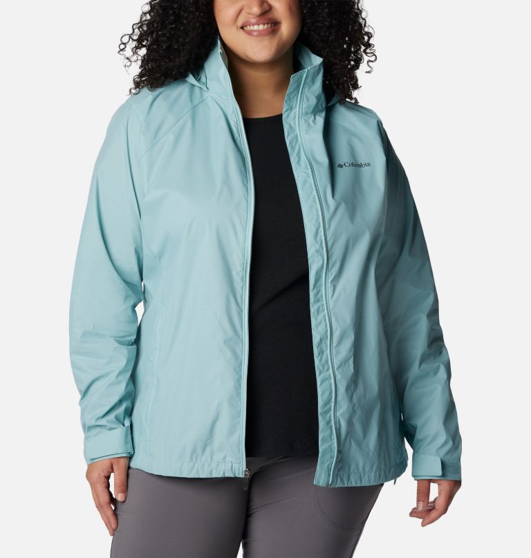 Thumbnail: Women’s Switchback III Jacket - Plus Size, Color: Aqua Haze, image 9