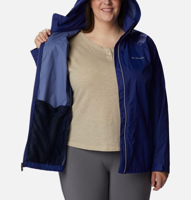 Women’s Switchback III Rain Jacket - Plus Size, Color: Dark Sapphire, image 5