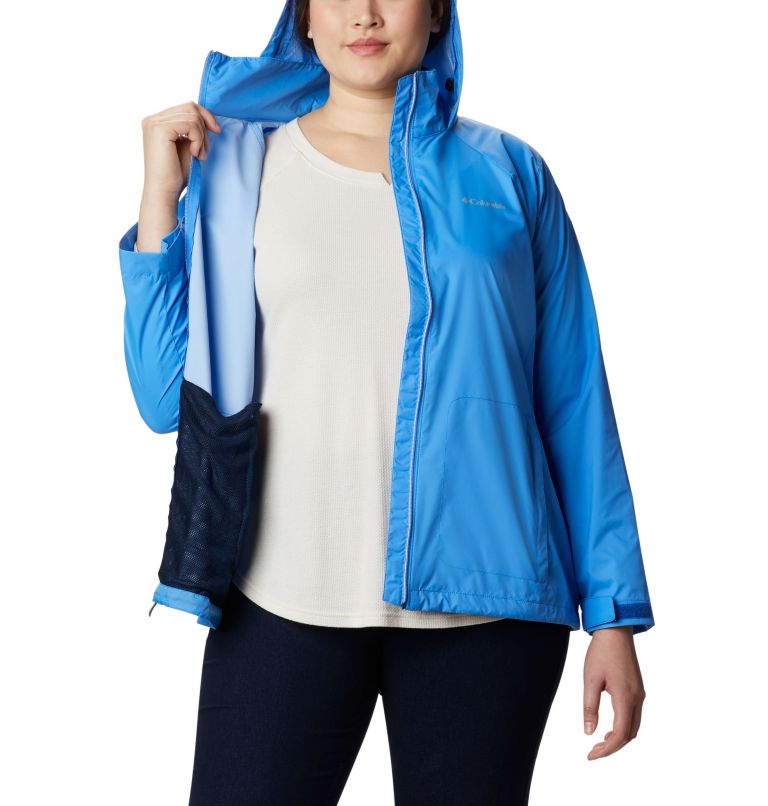 Thumbnail: Women’s Switchback III Rain Jacket - Plus Size, Color: Harbor Blue, image 5