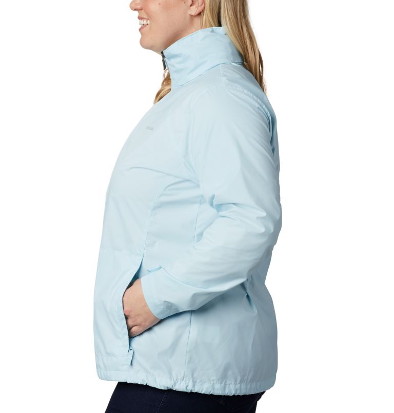 Thumbnail: Women’s Switchback III Rain Jacket - Plus Size, Color: Spring Blue, image 3