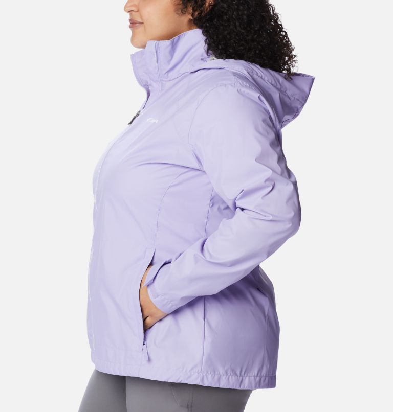 Thumbnail: Women’s Switchback III Rain Jacket - Plus Size, Color: Frosted Purple, image 3