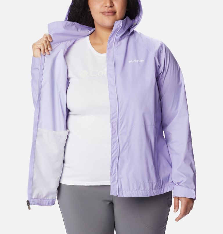 Women’s Switchback III Rain Jacket - Plus Size, Color: Frosted Purple, image 5