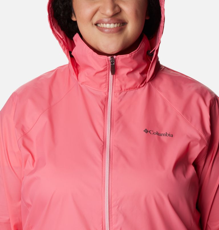 Women’s Switchback III Jacket - Plus Size, Color: Camellia Rose, image 4