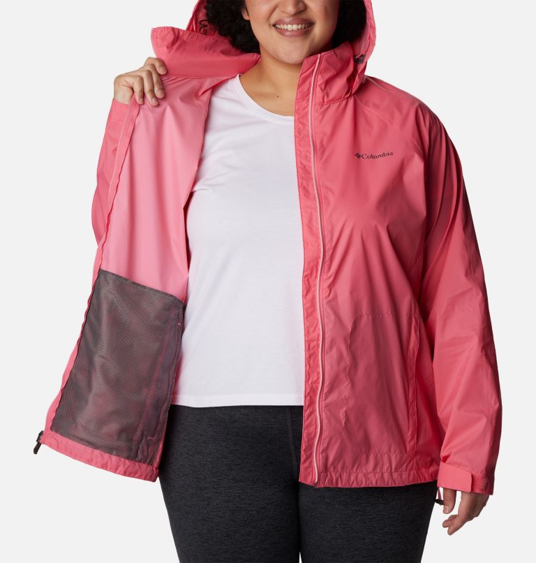 Women’s Switchback III Jacket - Plus Size, Color: Camellia Rose, image 5