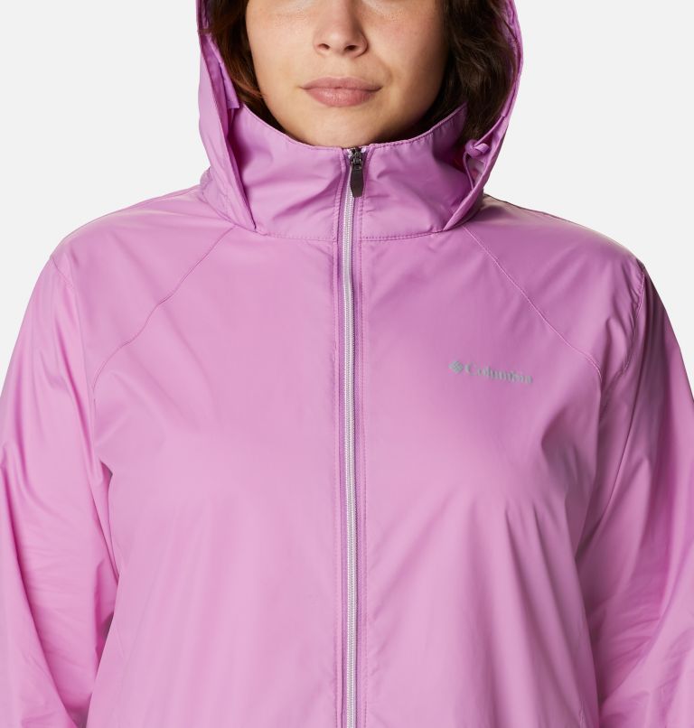Thumbnail: Women’s Switchback III Jacket - Plus Size, Color: Blossom Pink, image 4