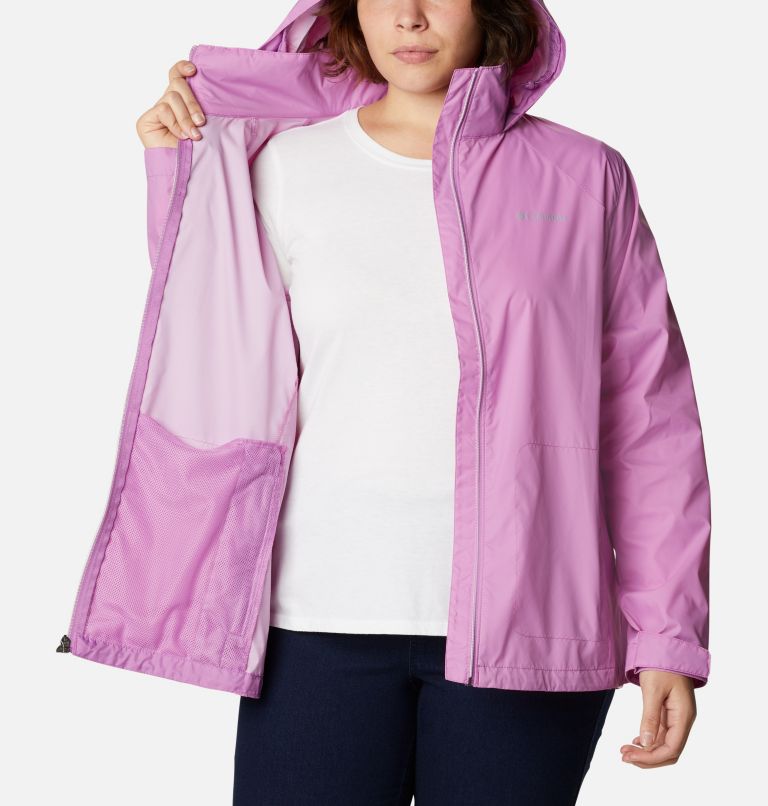 Thumbnail: Women’s Switchback III Jacket - Plus Size, Color: Blossom Pink, image 5