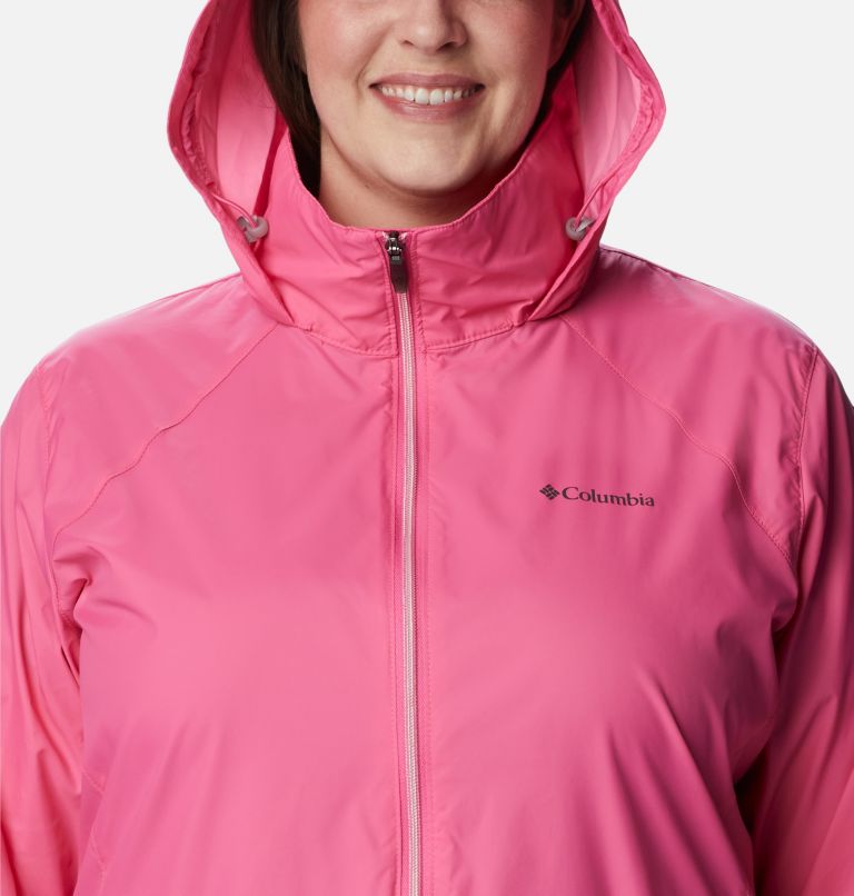 Women’s Switchback III Jacket - Plus Size, Color: Wild Geranium, image 4
