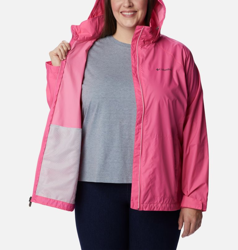 Women’s Switchback III Jacket - Plus Size, Color: Wild Geranium, image 5