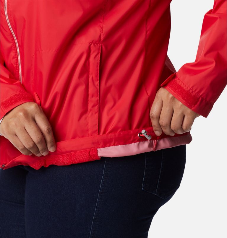 Thumbnail: Women’s Switchback III Rain Jacket - Plus Size, Color: Red Lily, image 7
