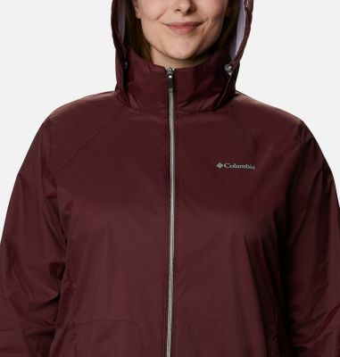 plus size columbia switchback iii hooded packable jacket
