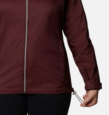 plus size columbia switchback iii hooded packable jacket
