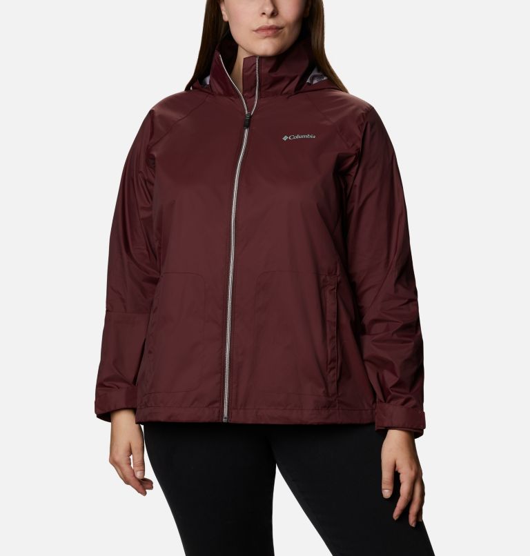 Thumbnail: Women’s Switchback III Rain Jacket - Plus Size, Color: Malbec, image 1