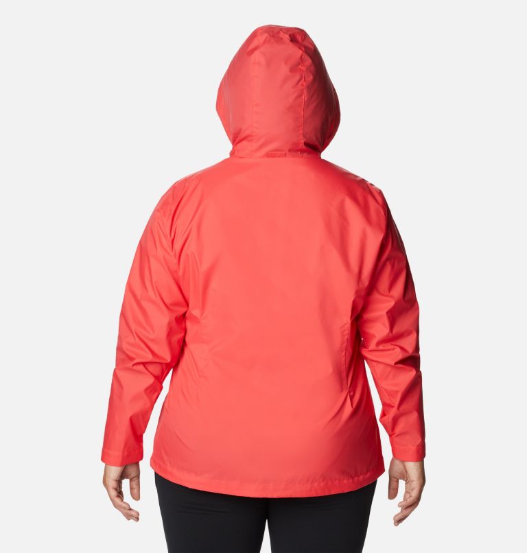 Women’s Switchback III Jacket - Plus Size, Color: Red Hibiscus