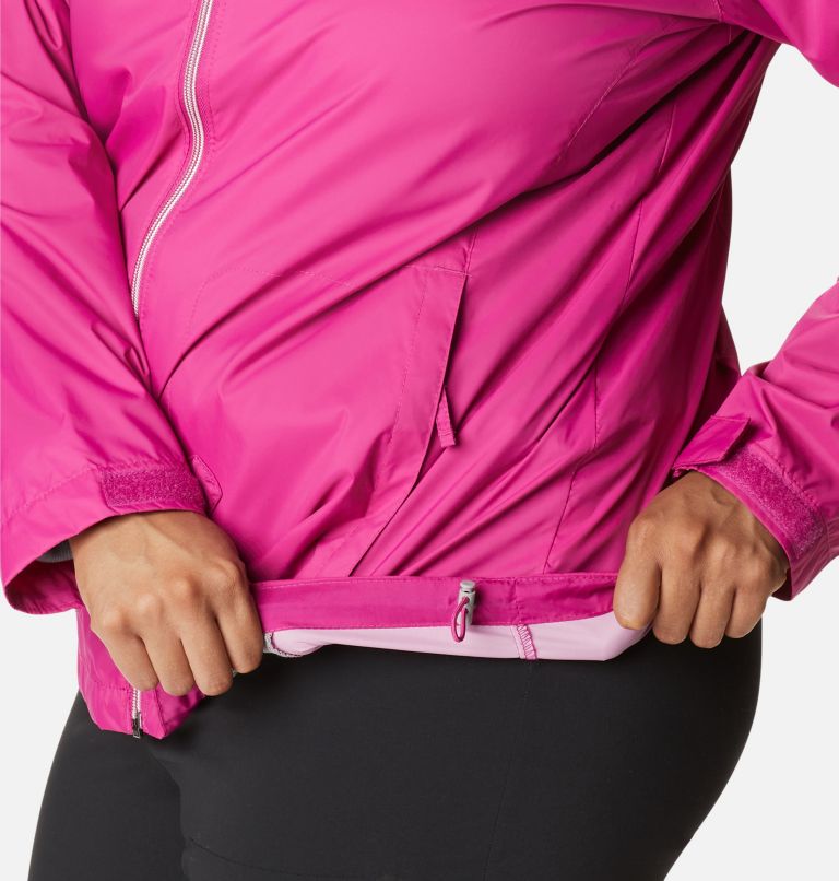 Thumbnail: Women’s Switchback III Jacket - Plus Size, Color: Fuchsia, image 6