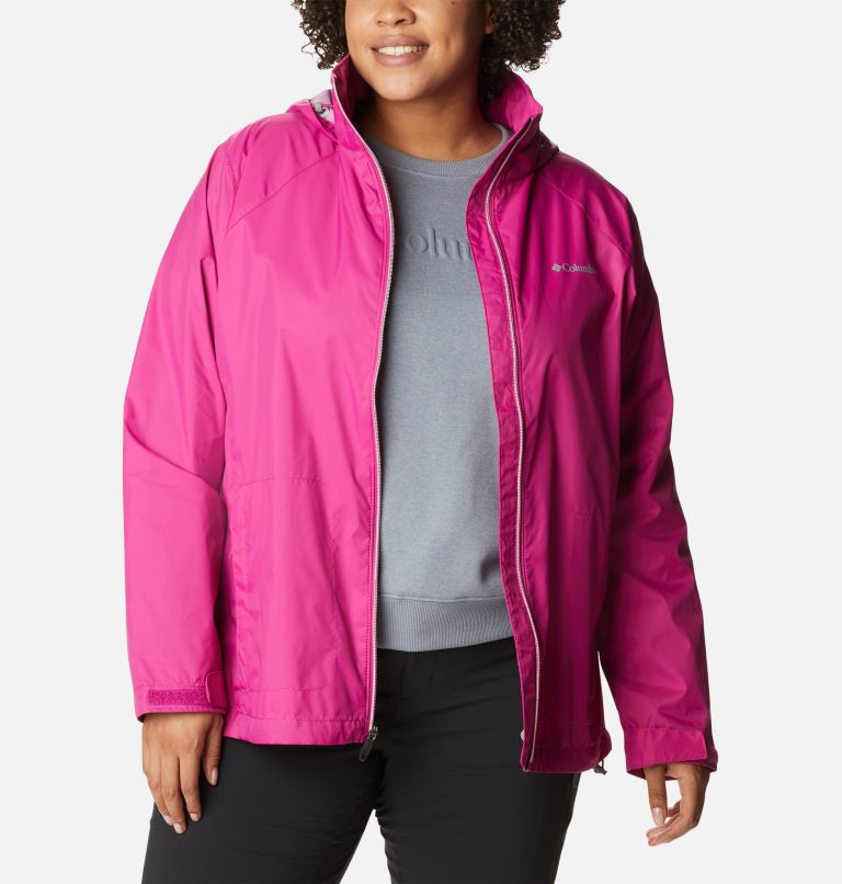 Thumbnail: Women’s Switchback III Jacket - Plus Size, Color: Fuchsia, image 9