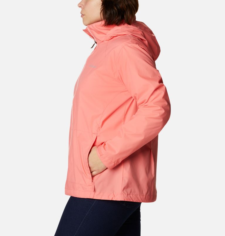 Thumbnail: Women’s Switchback III Rain Jacket - Plus Size, Color: Salmon, image 3