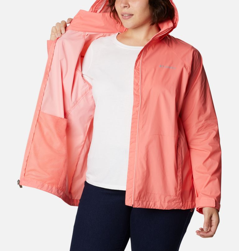 Women’s Switchback III Jacket - Plus Size, Color: Salmon