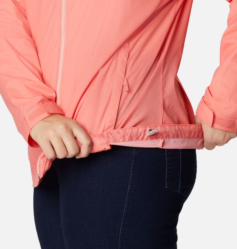 Women’s Switchback III Rain Jacket - Plus Size, Color: Salmon, image 7