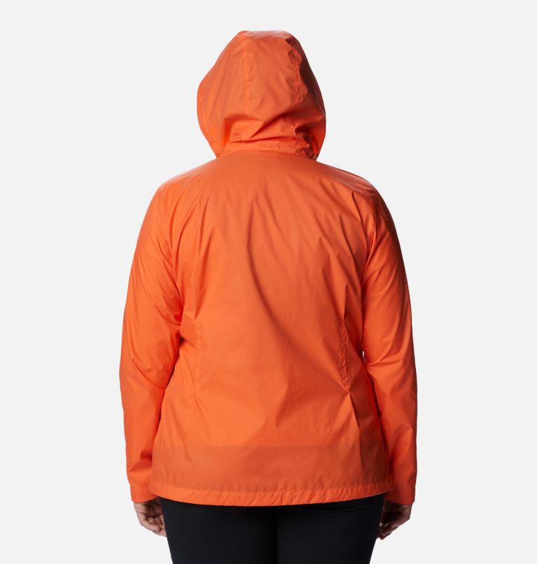 Thumbnail: Women’s Switchback III Rain Jacket - Plus Size, Color: Sunset Orange, image 2