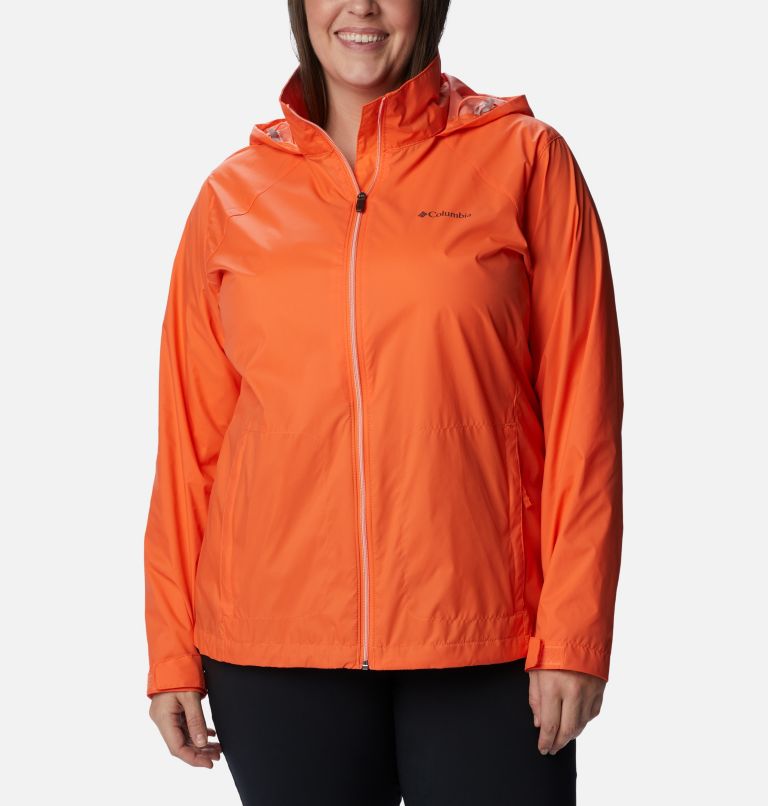 Women’s Switchback III Rain Jacket - Plus Size, Color: Sunset Orange, image 1